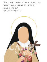 Load image into Gallery viewer, St. Therese of Lisieux Print