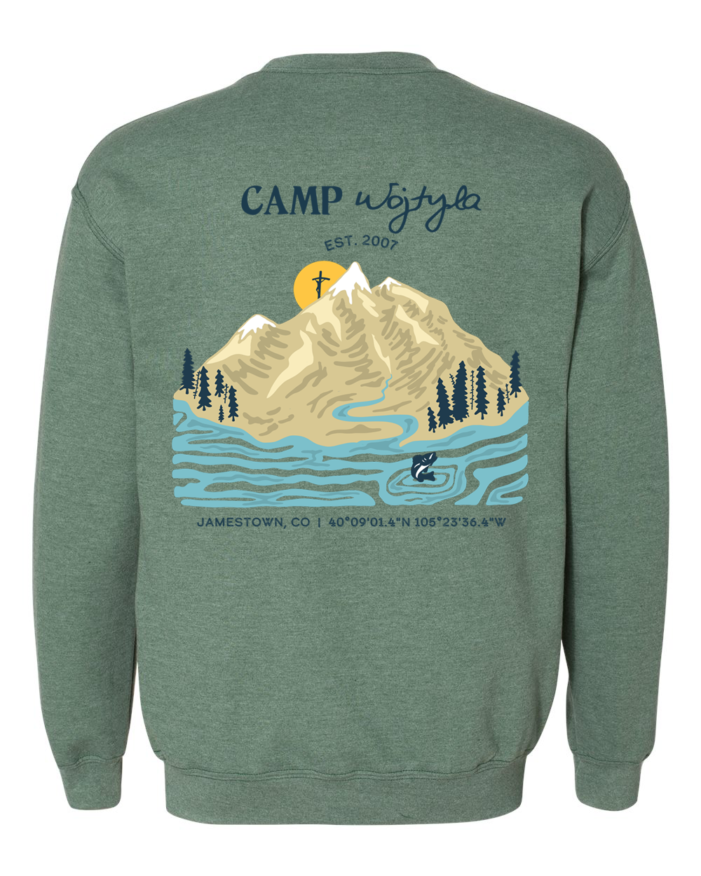 Alpine Lake Crewneck Sweatshirt