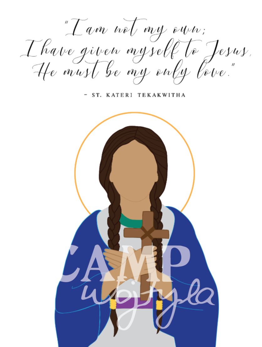 St. Kateri of Tekakwitha Print