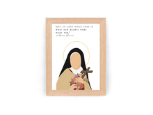 Load image into Gallery viewer, St. Therese of Lisieux Print
